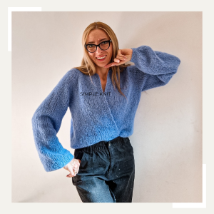 Twój PIERWSZY Kardigan WISH - video kurs dziergania na drutach dla początkujących