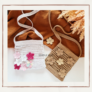 Torebka Simply -  RAFFIA - warsztaty szydełkowania dla początkujących